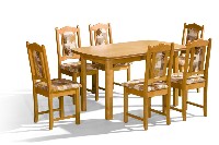 Jídelní set  LUCIO stůl a 6x židle