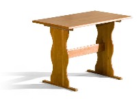 dřevěný stůl z masivu olše 1