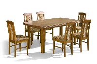Jídelní set PIERO stůl a 6x židle