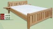 manželská postel CLASSIC 106 z masivu buk