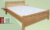 manželská postel CLASSIC 108 z masivu buk