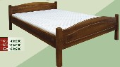 manželská postel CLASSIC 112 z masivu buk