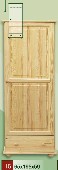 dřevěná šatní skříň CLASSIC 16 z masivu borovice