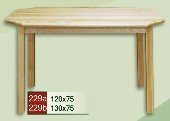 kuchyňský stůl CLASSIC 229 z masivu borovice
