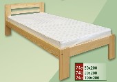 dřevěná postel CLASSIC 74 z masivu borovice