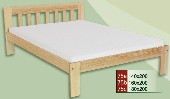 manželská postel CLASSIC 75 z masivu borovice